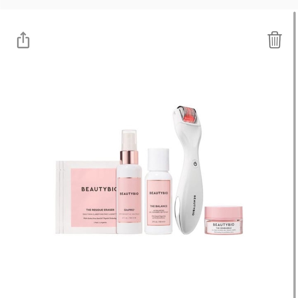 BEAUTYBIO GET THAT GLOW SET Skincare Set - Pink